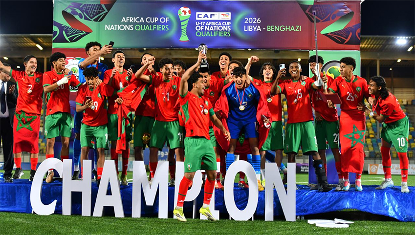 بطولة اتحاد شمال إفريقيا لأقل من 17 سنة…تتويج المنتخب المغربي بالعلامة الكاملة