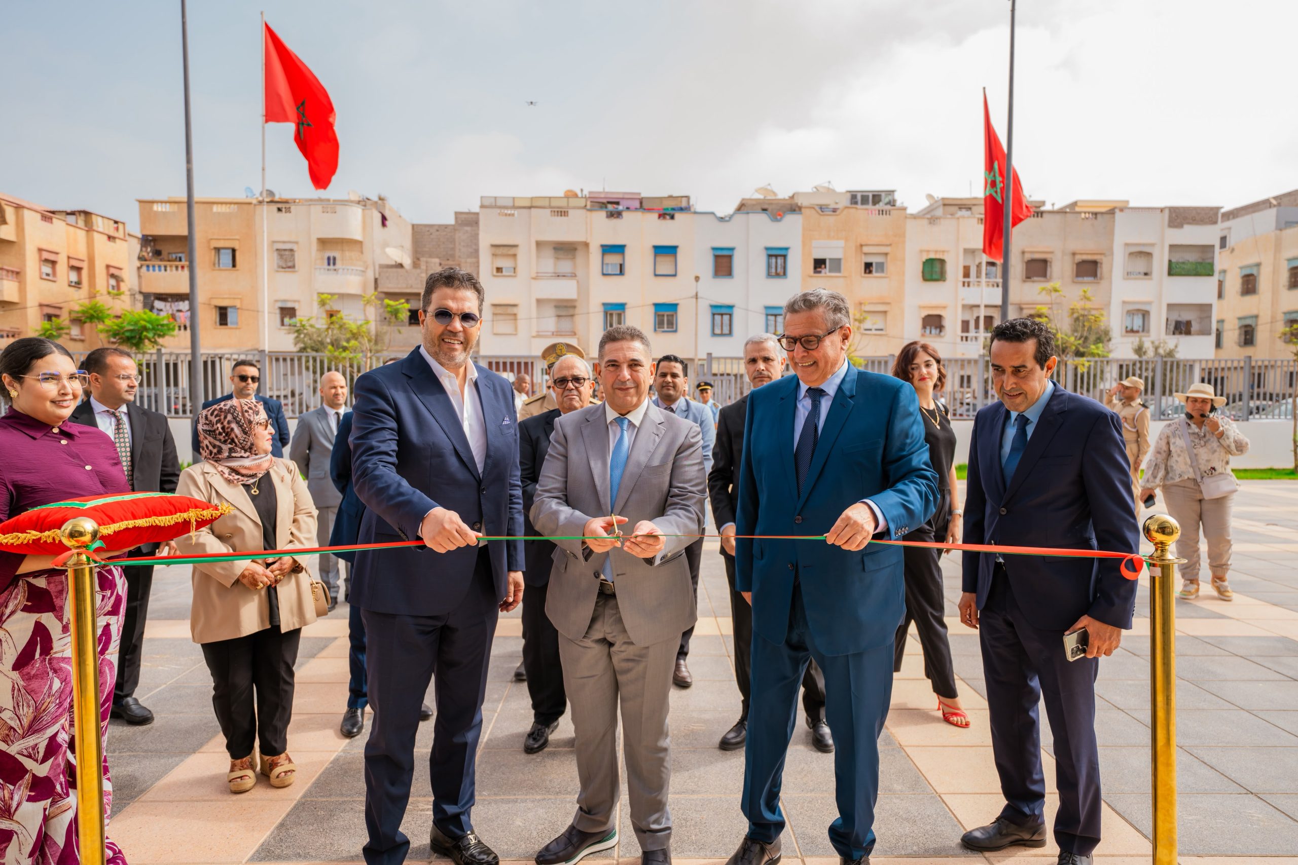 تدشين مشاريع سوسيو-رياضية بمدينة أكادير بمناسبة تخليد الذكرى السابعة والعشرين لعيد العرش المجيد