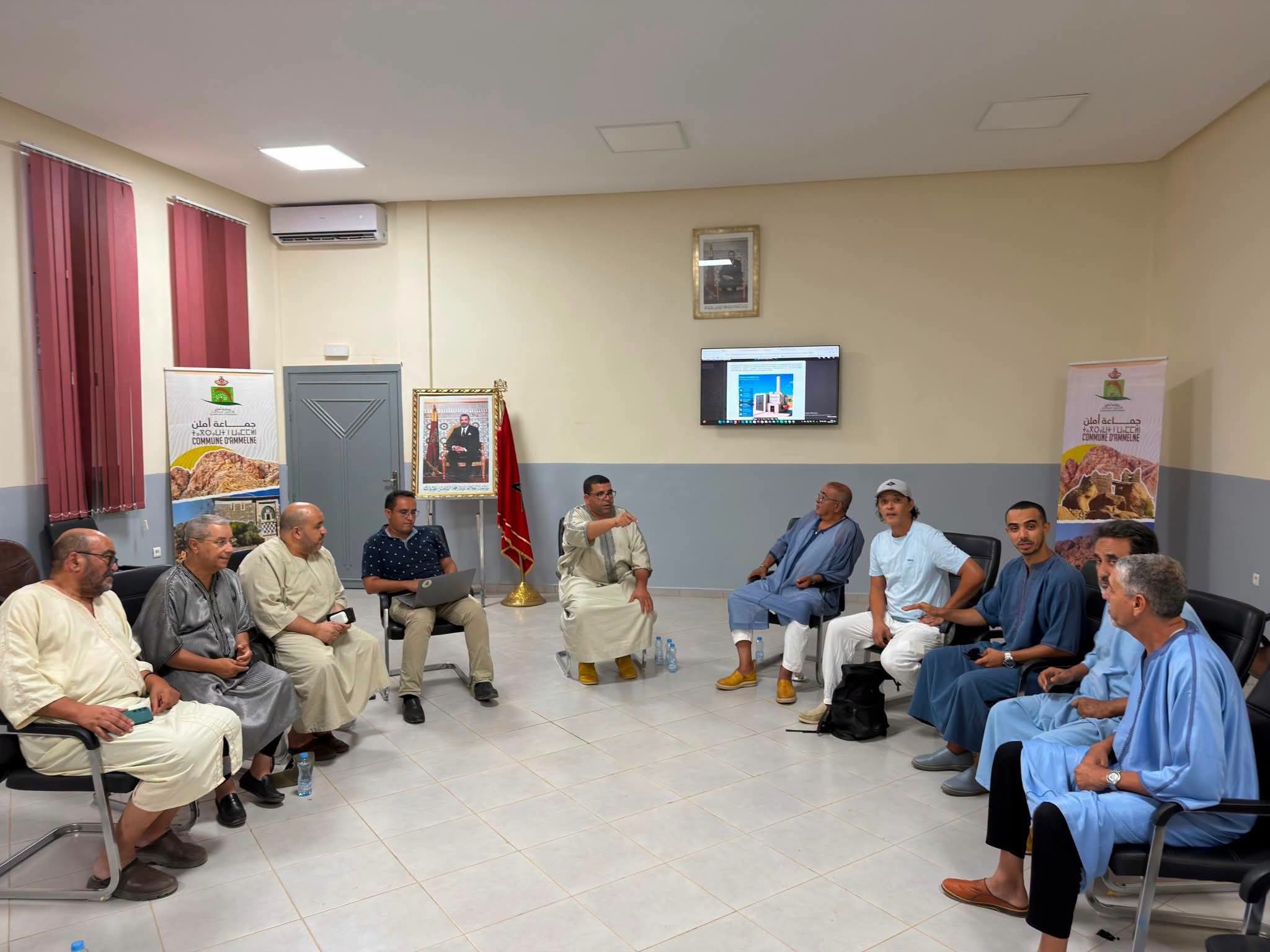 تافراوت:جماعة أملن تسعى الى تفعيل تصور عملي وتدريجي لتدبير النفايات المنزلية