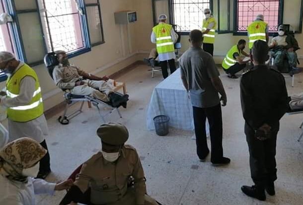 القوات المساعدة بطاطا تنخرط بايجابية في حملة للتبرع بالدم