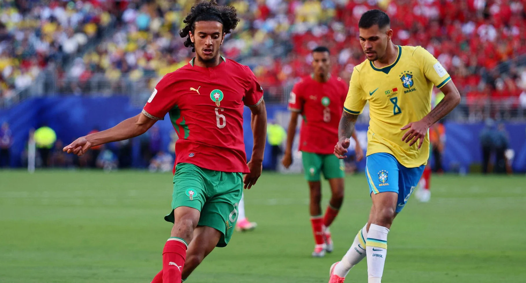 أسود الأطلس يستأنفون التدريبات بعد التعادل مع البرازيل
