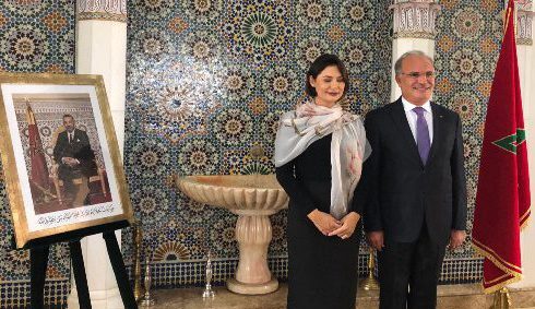سفارة المغرب ..تكريم السيدة الأولى للبرازيل ميشيل بولسونارو عرفانا بعملها التطوعي 