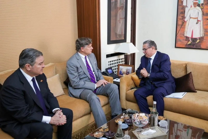 أخنوش يستقبل نائب وزير الخارجية الأمريكي لتعزيز الشراكة