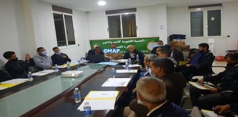 كلميم: تكوين لمندوبي مباريات العصبة الجهوية كلميم وادنون لكرة القدم