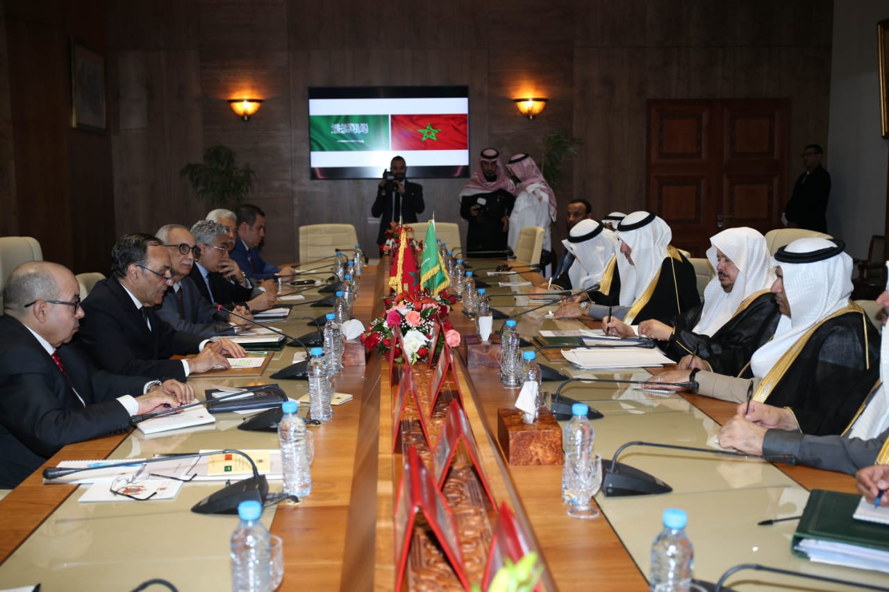 رئيس مجلس النواب السيد الحبيب المالكي يتباحث مع رئيس مجلس الشورى بالمملكة العربية السعودية