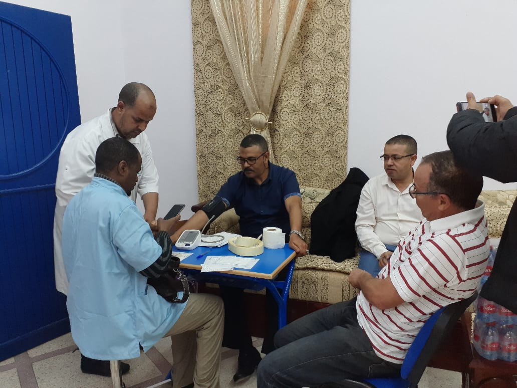 العيون : حملة طبية للتبرع بالدم بمعهد تكنولوجيا الصيد البحري