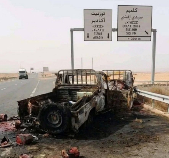 حادث بين كلميم وسيدي إفني يضع شحنة مشبوهة تحت مجهر التحقيق ويثير تساؤلات بشأن ملابسات الواقعة