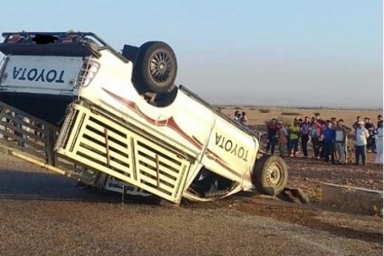 السمارة : قتيلين وجرحى إثر حادث انقلاب سيارة بسيدي الخطاي