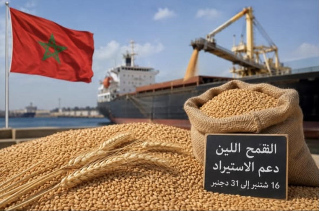 المغرب يستأنف دعم استيراد القمح اللين لتأمين تموين السوق