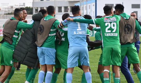 الرجاء الرياضي ينتصر على فريق اتحاد سيدي قاسم ( 2- 0)