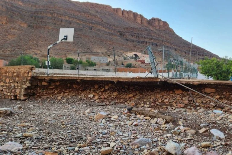 سيول قوية تخلف خسائر بسوس ماسة